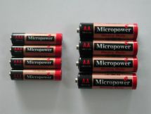 Alkaline battery AAA/AA